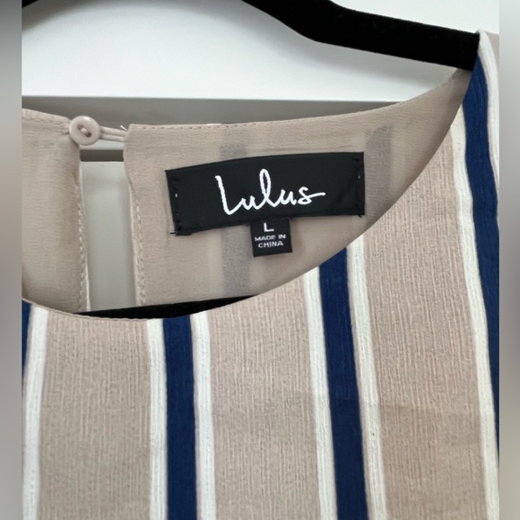 Lulu’s Shift Striped Dress - Picture 4 of 4